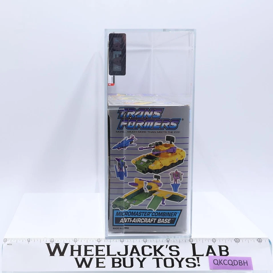 Base Antiaérea AFA GRADO 75 G1 Transformers Hasbro Cinta Sello Sin Rotura de Color Foto 4 de 4