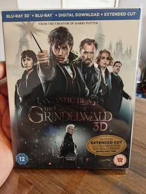 Fantastic Beasts The Crimes of Grindelwald 3D+2D Blu-Ray Brand NEW w/ Slipcover