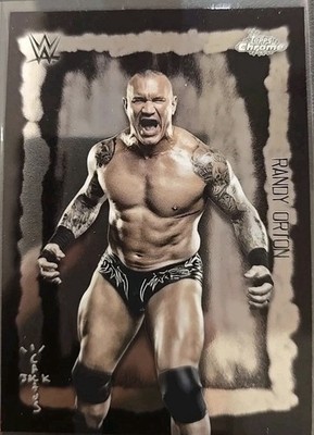 Fury Randy Orton WWE Topps Chrome Cactus Jack Festival Karte