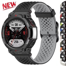 Replacement Silicone Band Strap for Huami Amazfit T-Rex 3 / 2 / T-Rex/ T-Rex Pro