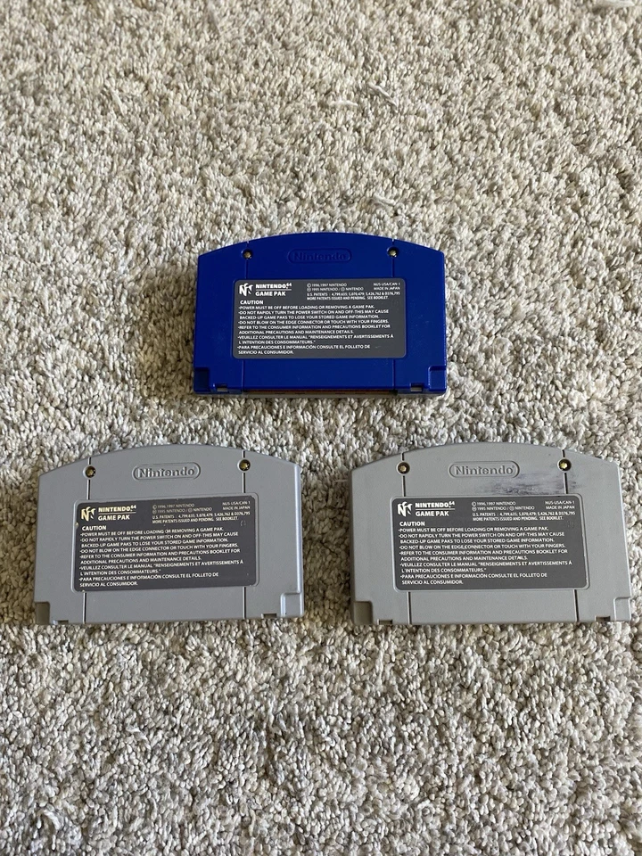 The Legend of Zelda Ocarina Majoras Super Mario Japón Convertido 4 Uso En EE. UU. N64 Foto 2 de 4