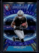 2025 Panini Rookies & Stars Ashton Jeanty Stellar RC Blue Rookie #/50 Raiders