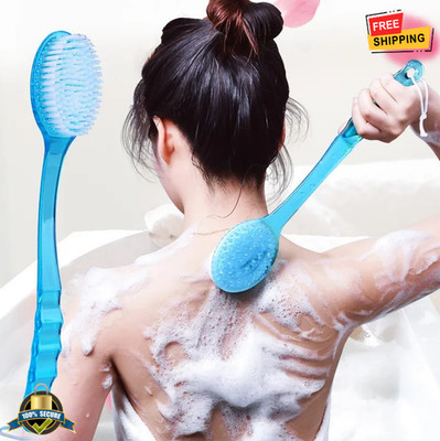 1 pc Long Handle Bath Brush Soft Bristle Back Scrubber Shower Massage Tool