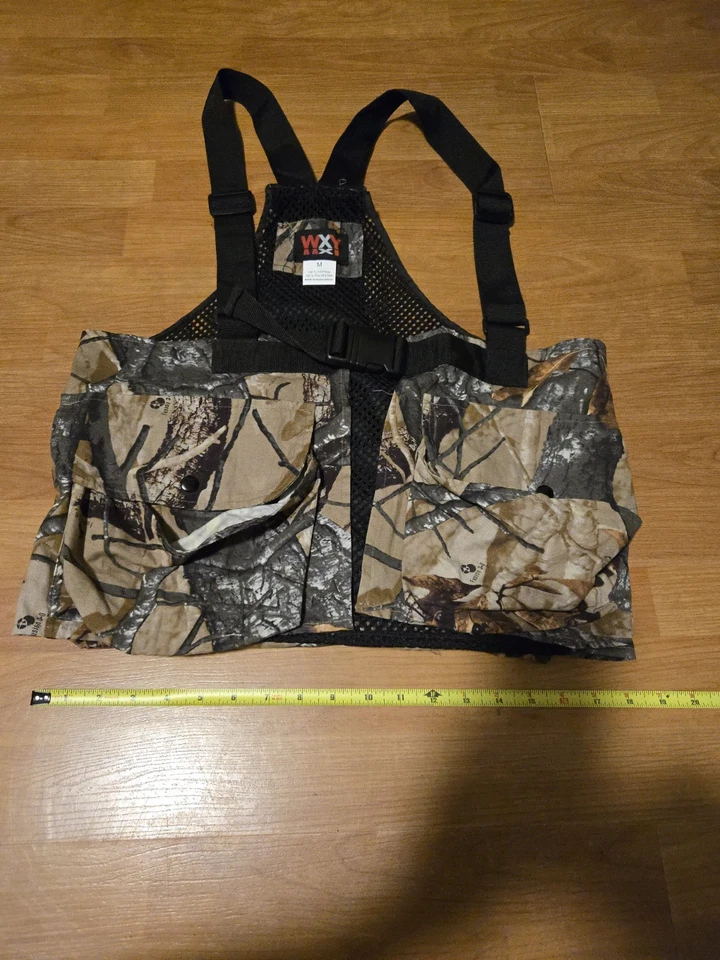 WXY Men's Bird Hunting Vest Clip Vest Advantage Camo Sz M Camping Hiking - Image 2 of 4