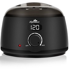 L2 Digital Wax Warmer Machine - 500ml/14oz Fast-Heating for Hard Wax black