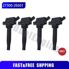 4PCS Ignition Coil UF816 For Hyundai Sonata Elantra Kona Kia US 27300-2E601