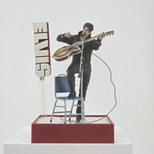 Elvis Presley Comeback Special 1968 Super Stage 7” Action Figure Mcfarlane 