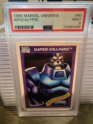 1990 Impel Marvel Universe Apocalypse #80 PSA 9