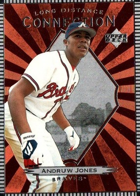 1997 Upper Deck Andruw Jones Long distance connection 