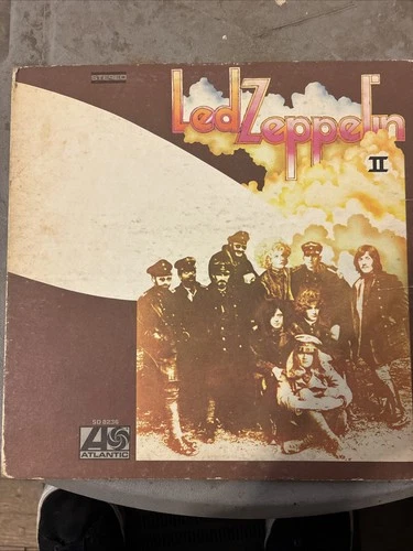 LED Zeppelin II Vinyl Record Album, Vintage 1969 LP, Gatefold, Atlantic SD 8236