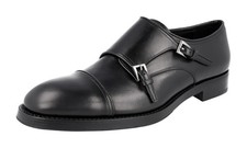 PRADA HIGH END WELT SEWN Double Monk Dress Shoes Cap Toe - NEW -  US 10 EU 43
