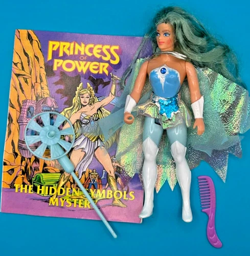 She-Ra Princess Of Power Frosta Complete Doll Figure Vintage w Comic