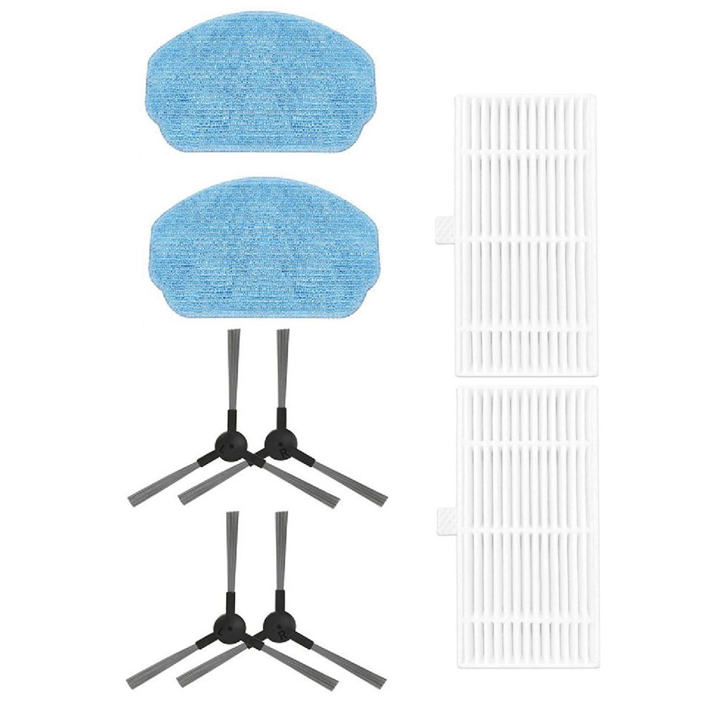 Side Brush  Mop Pads Set For BR150/BR151 Robot Vacuum Cleaner Replacement Y6R6