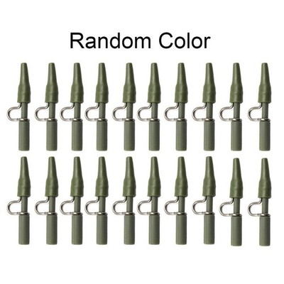 Upgrade Your Tackle Box with 20pcs Rubber Clips & Tail Rubbers Carp Fishing Set