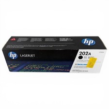 HP 202A CF500A Black OEM Toner Cartridge LaserJet Pro M254, MFP M280 - New