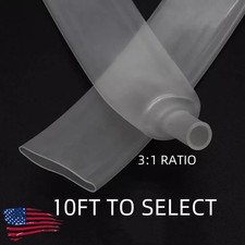 10ft Heat Shrink Tubing Marine 3:1 Ratio Wire Wrap Insulation Sleeves Assortment