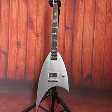 Custom Shop Metallic Silver Body Roswell Rhoads Electric Guitar Basswood Body
