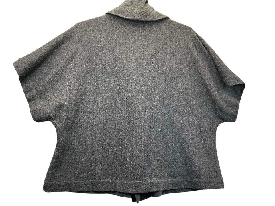 Blazer Eileen Fisher Chaqueta Cuello Chal Tejido Talla XL Gran Tamaño Para Mujer’s Gris Foto 4 de 4
