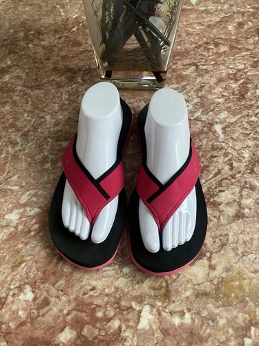 Nike Celso Womens Thong Plus Pink/Black Flip Flop Sandal 310896-601 Size 10 EUC! - Picture 4 of 10