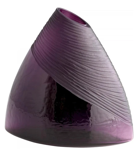 Purple Mount Amethyst 10.75 Inch Tall Glass Vase - Picture 1 of 1