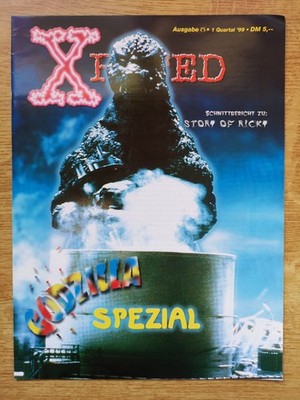 X Rated Magazin Godzilla Spezial 1999 Andreas Bethmann Tele Movie Shop