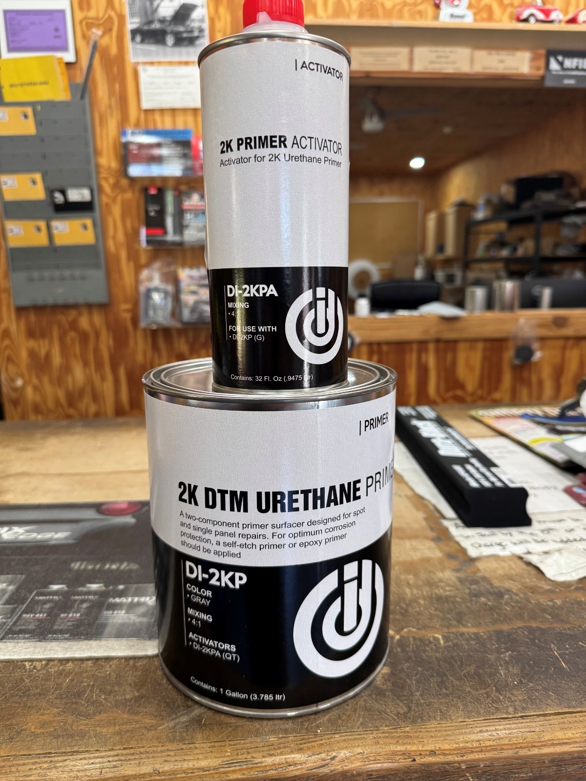 2K DTM Urethane Primer Gray with Activator/ Direct to metal