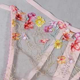 Victoria's Secret Dream Angels Bloom Floral Embroidery V-String Panty