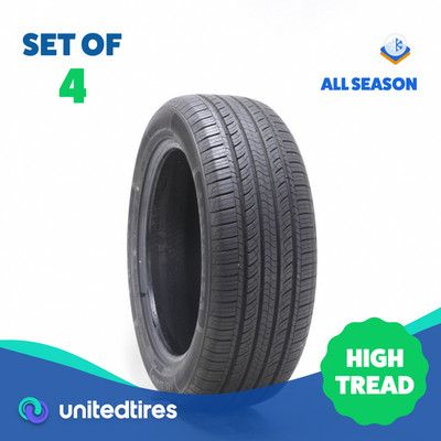 Set of (4) Driven Once 235/55R19 Advanta ER-800 105V - 9.5/32