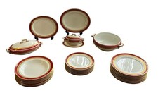 ANTIQUE VICTORIAN 32 PIECE DINNER SERVICE SERVES EIGHT STUNNING CONDITION