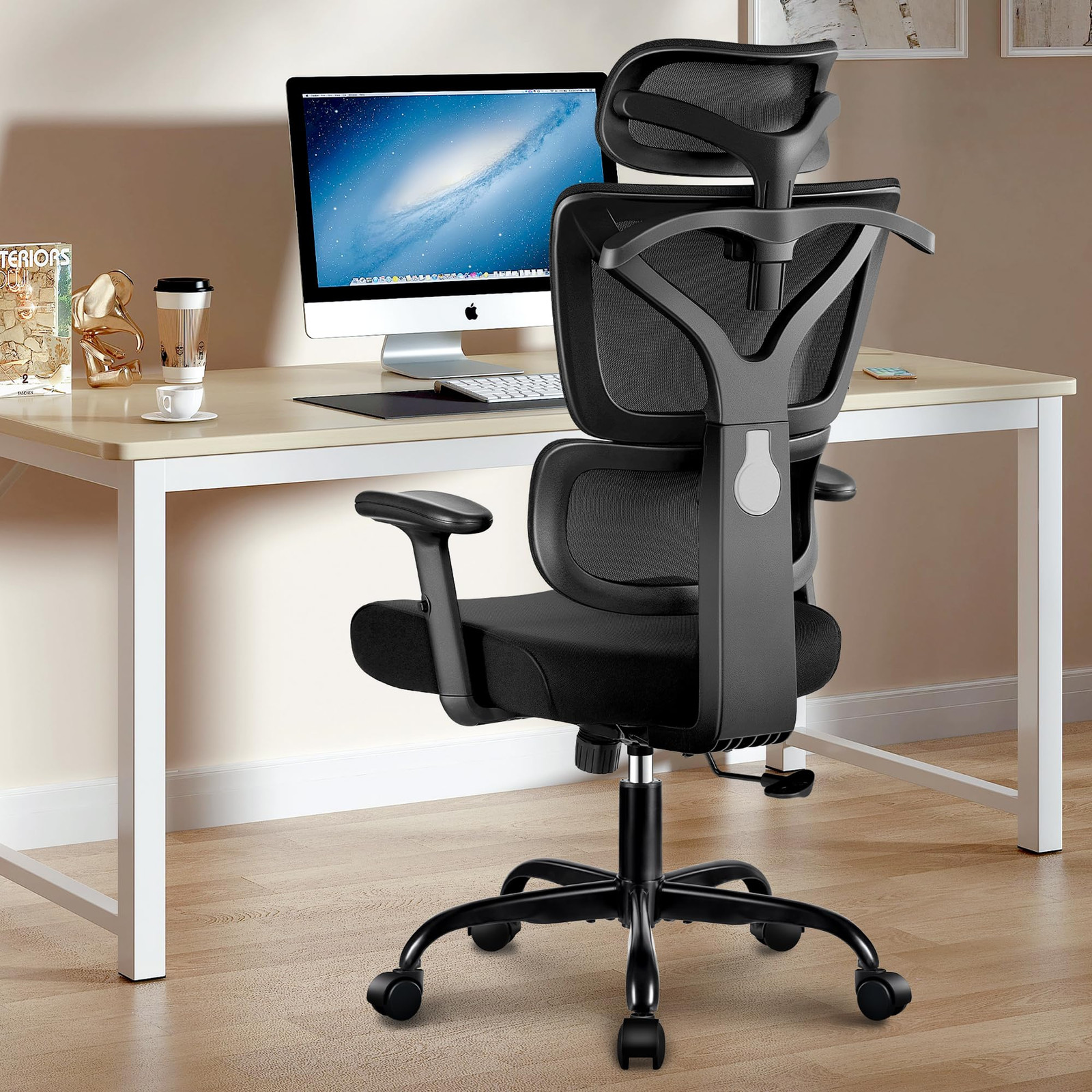 Ergonomic High Back Office Gaming Chair for Big and Tall with Recline-image