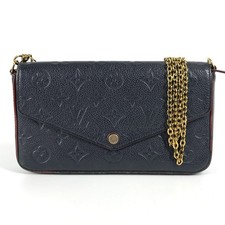 LOUIS VUITTON M64099 MonogramEmpreinte Pochette-Felicie Crossbody Long Wallet