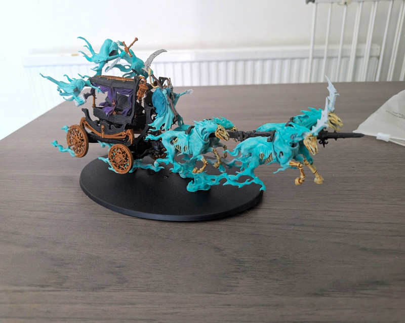 Games Workshop Warhammer Age of Sigmar Nighthaunt Black Coach Painted Mini