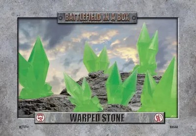 Features: Warped Stone - Green (x6) | Gale Force Nine Modelling