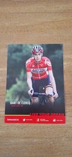BART DE CLERCQ # LOTTO SOUDAL / RADSPORT TOUR DE FRANCE - AUTOGRAMMKARTE