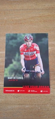 BART DE CLERCQ # LOTTO SOUDAL / CYCLING TOUR DE FRANCE - AUTOGRAPH CARD