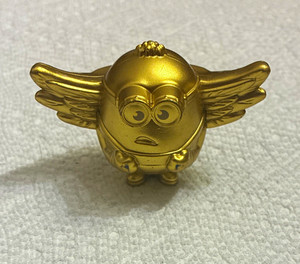2019 McDonald’s Minions Gold Winged Happy Meal Toy 44k Despicable Me
