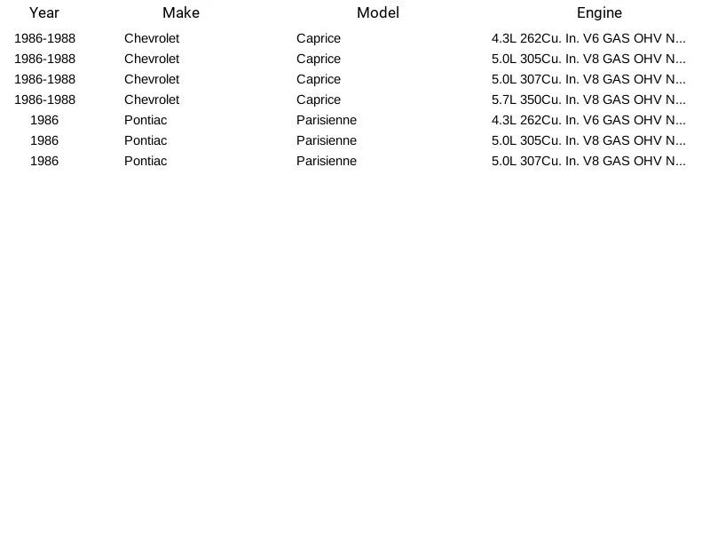 Suspensión de bomba de combustible Delphi FL0192 para Chevrolet Pontiac Caprice Parisienne 86-88 Foto 4 de 4