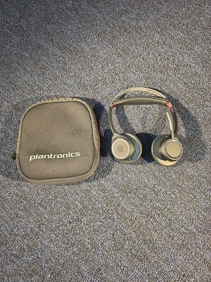 TESTED Plantronics Voyager Focus Model 8825 Bluetooth Headset w/ Cable & Case