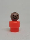 Vintage Fisher Price little people red African American boy black hair