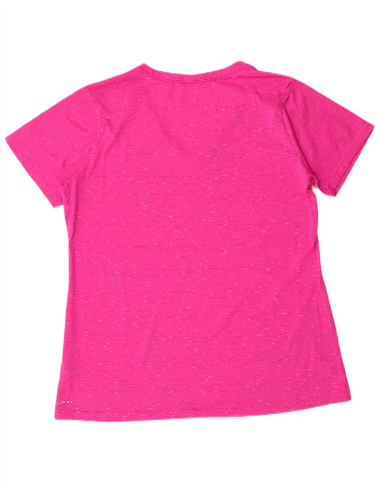 REEBOK Womens T-Shirt Top UK 16 Large Pink Flecked Polyester CF10 thumbnail 2