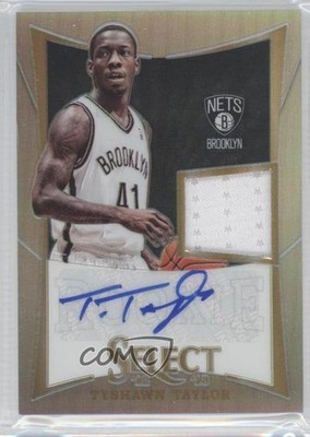 2012 Panini Select Silver Prizm 110/199 Tyshawn Taylor #304 Rookie Auto RC 0b2