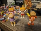 4 Vintage CABBAGE PATCH Poseable Figures 1980's Original Mini Toys
