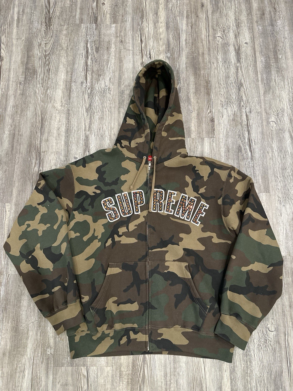 Supreme Bb Simon Hoodie Camo Size M 100% Authentic New