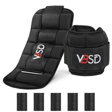 Adjustable Ankle Weights for Women Men, 4lbs/Pair Wrist Leg Weight Straps, We...