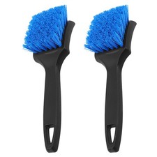 2 Pcs Car Wash Brushes Tire And Rim Cleaning Brush For Effective Car Care