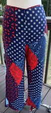 Vintage Koret Of California 70 s Low Rise Pants Size Medium Groovy Pattern