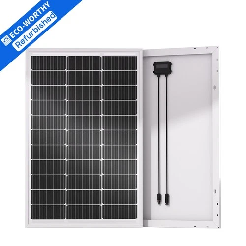ECO-WORTHY 100W Watt 12V Monocrystalline Solar Panel 12BB Cell For Home RV