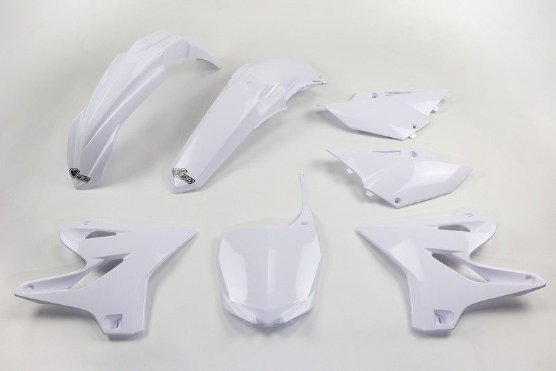Kit plastique OVNI blanc résistant pour Yamaha YZ125/250