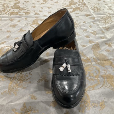 Dexter Comfort Loafer Shoes Mens Size 9 2 W Leather Black 