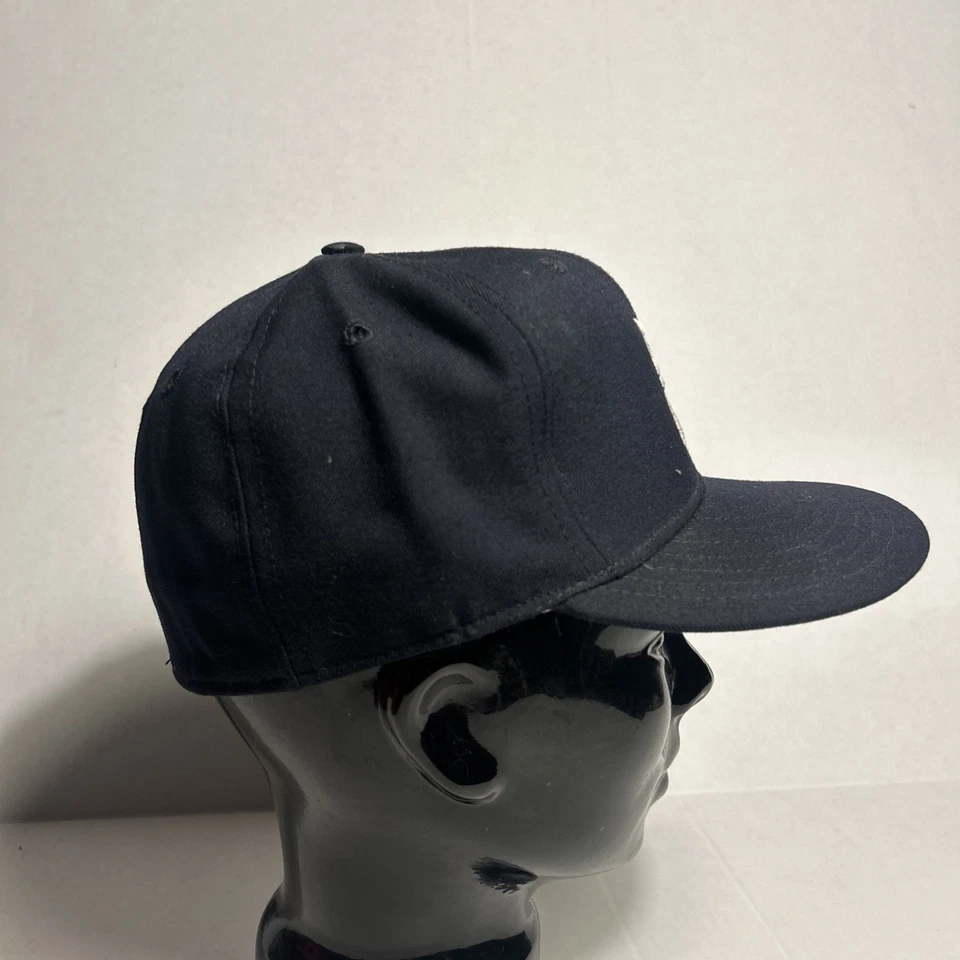 Vtg New Era Pro Model Detroit Tigers Wool Hat  Fitted old english D 80s SZ 7 1/8 - Image 4 of 4